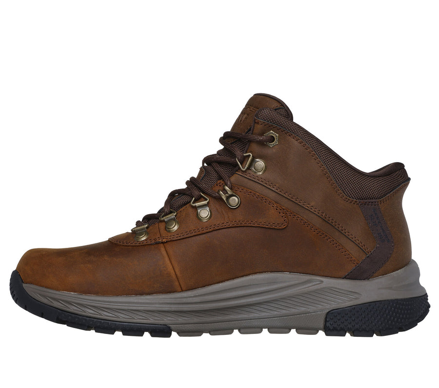 MEN'S SKECHERS SLIP-IN RELAXED FIT: MEROE-PIKEMAN | BROWN