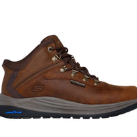 MEN'S SKECHERS SLIP-IN RELAXED FIT: MEROE-PIKEMAN | BROWN