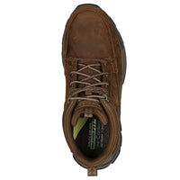 MEN'S SKECHERS SLIP-INS RELAXED FIT: RESPECTED-BOSWELL | DARK BROWN