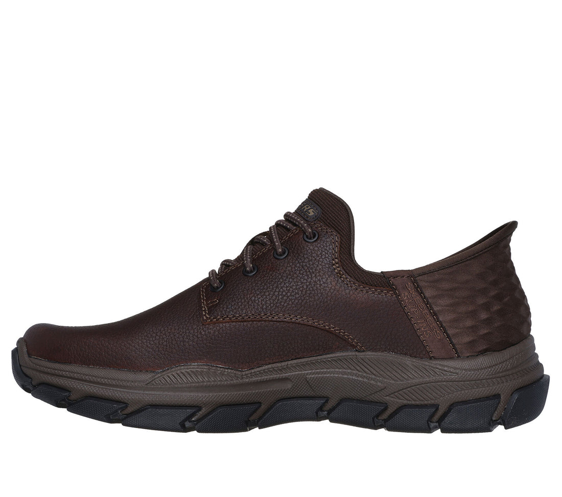 MEN'S SKECHERS SLIP-INS: RESPECTED - GARRETT | RED / BROWN