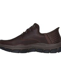 MEN'S SKECHERS SLIP-INS: RESPECTED - GARRETT | RED / BROWN