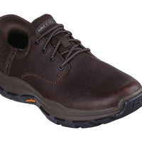 MEN'S SKECHERS SLIP-INS: RESPECTED - GARRETT | RED / BROWN