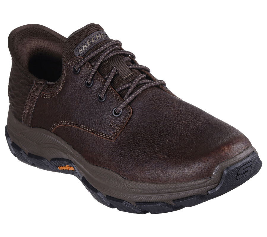 MEN'S SKECHERS SLIP-INS: RESPECTED - GARRETT | RED / BROWN