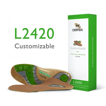 MEN'S AETREX CUSTOMIZABLE POSTED ORTHOTICS | L2420