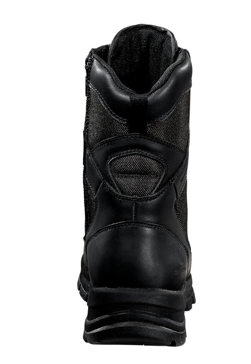 MEN'S CARHARTT GILMORE WATERPROOF 8-INCH SIDE ZIP BOOT | BLACK