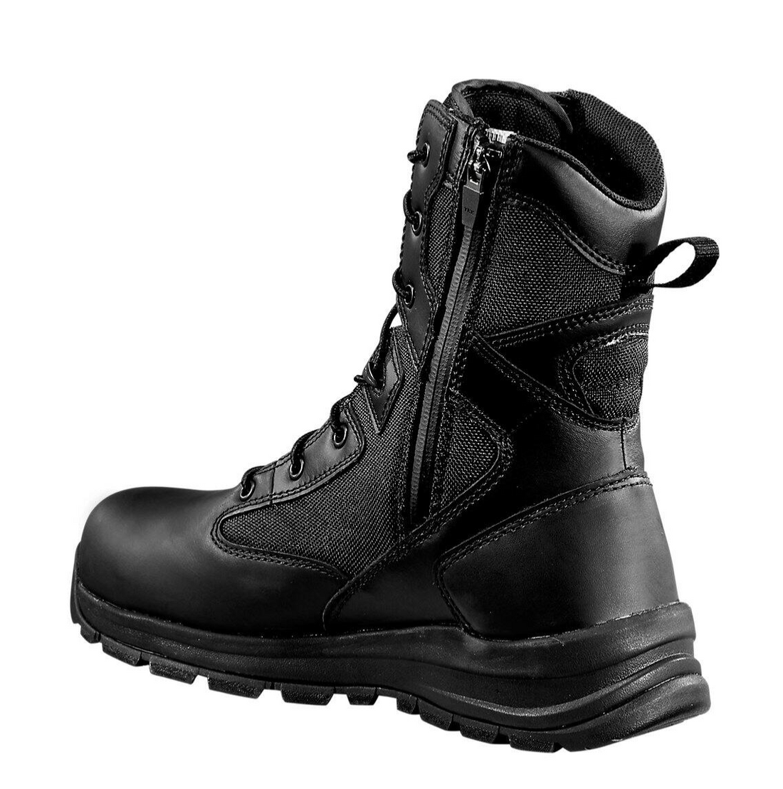 MEN'S CARHARTT GILMORE WATERPROOF 8-INCH SIDE ZIP BOOT | BLACK