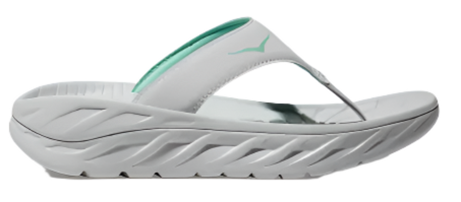 WOMEN'S HOKA ORA RECOVERY FLIP | COSMIC GREY / SEAFOAM