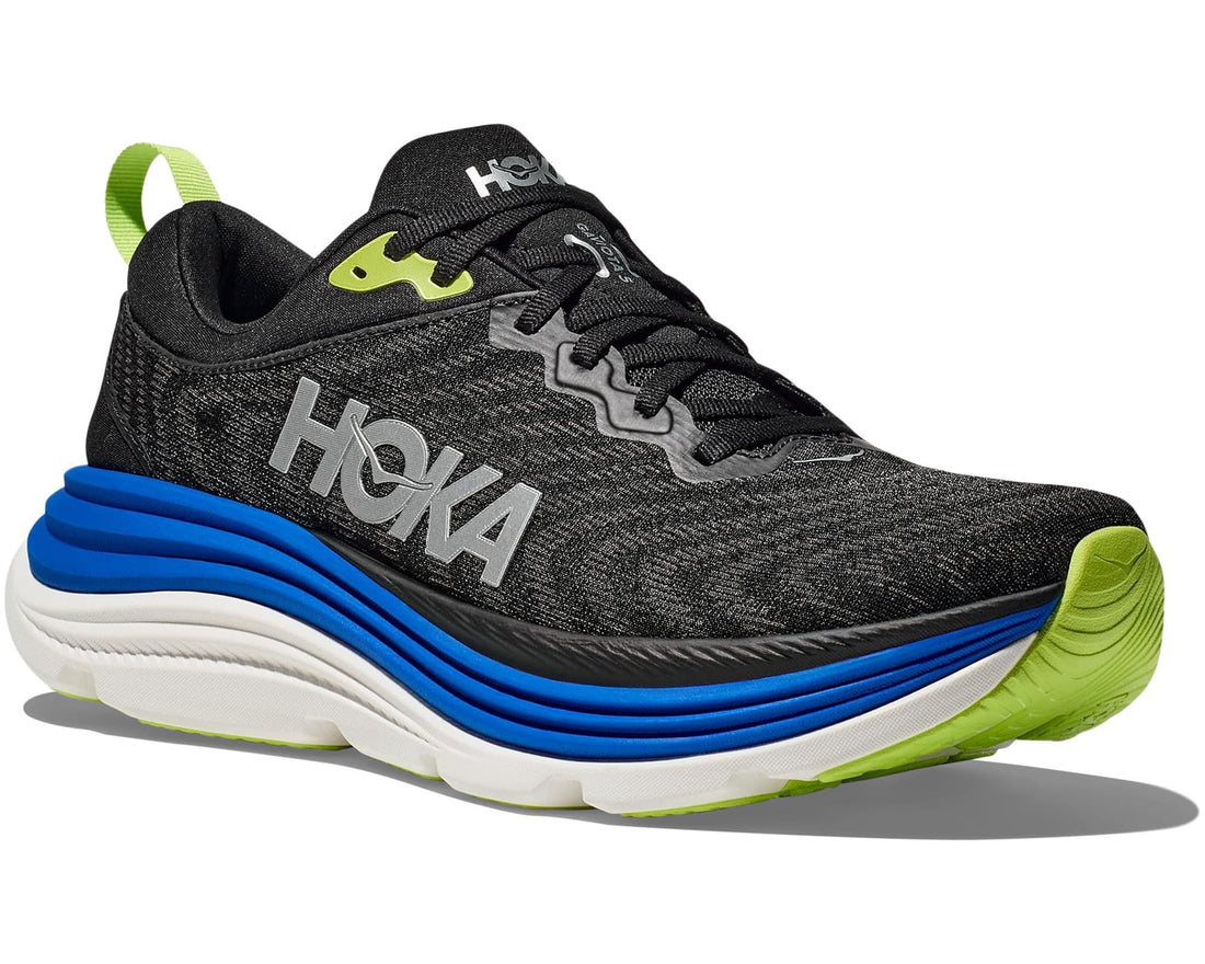 MEN'S HOKA GAVIOTA 5 | BLACK / ELECTRIC COBALT