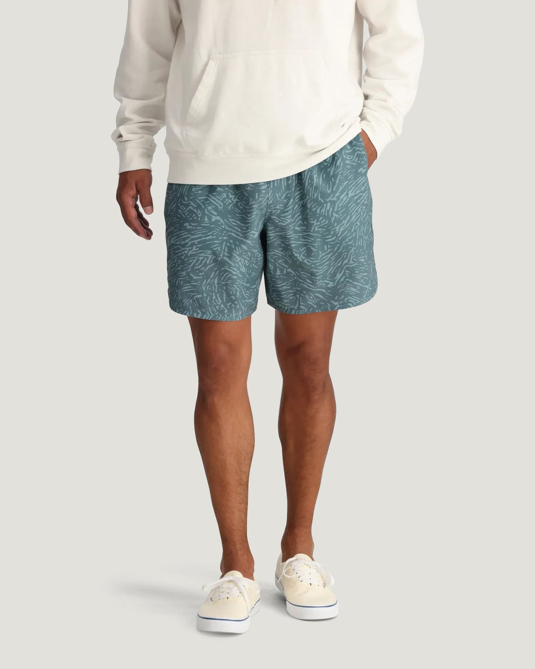 MEN'S FREE FLY REVERB SHORT  7" | TIDAL FLOW PRINT STORMY SEA
