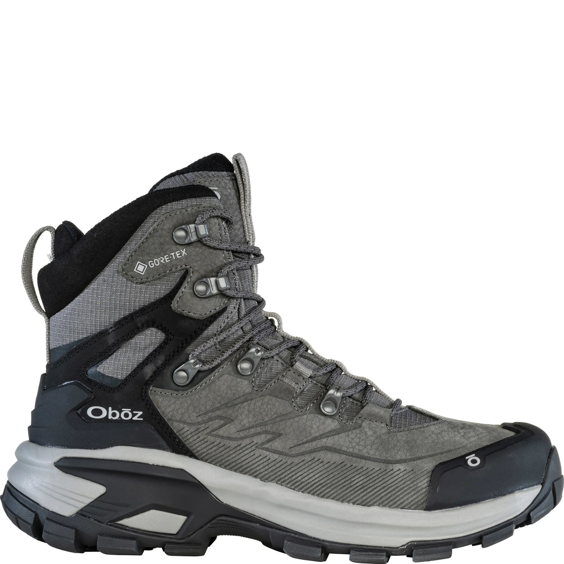 MEN'S OBOZ BRIDGER RIDGE MID GTX WATERPROOF | GUNMETAL BLACK