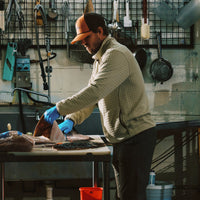 MEN'S FREE FLY DOWNVALLEY QUARTER ZIP | HEATHER SANDSTONE