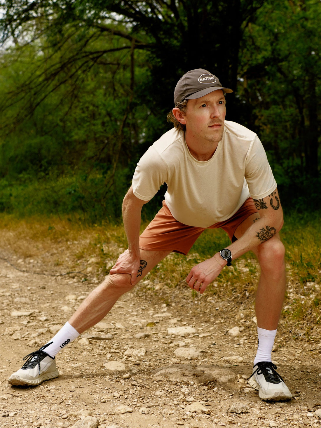 MEN'S FREE FLY ELEVATE LIGHTWEIGHT TEE | HEATHER BIRCH