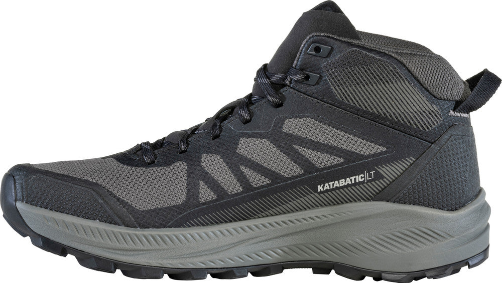 MEN'S OBOZ KATABATIC LT MID GTX WATERPROOF | BLACK SEA