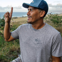MEN'S FREEFLY REVERB PACKABLE TRUCKER HAT | PACIFIC BLUE