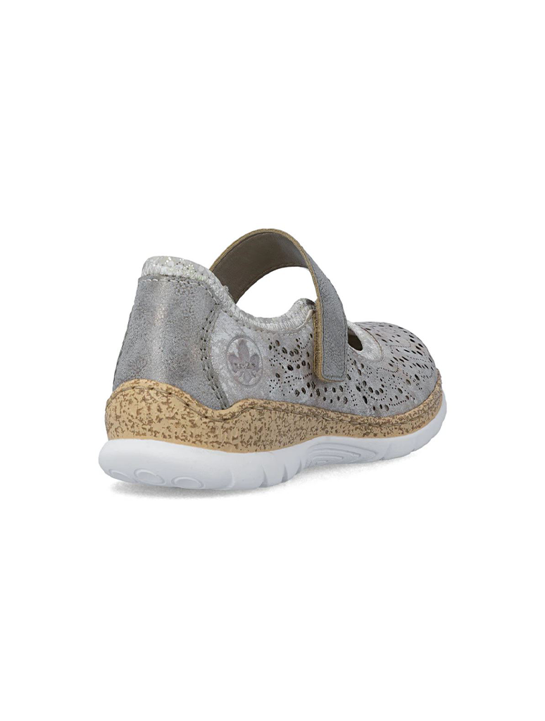 WOMEN'S RIEKER NIKITA 99 | ROSE-METALLIC | GREY | SILVERFLOWER