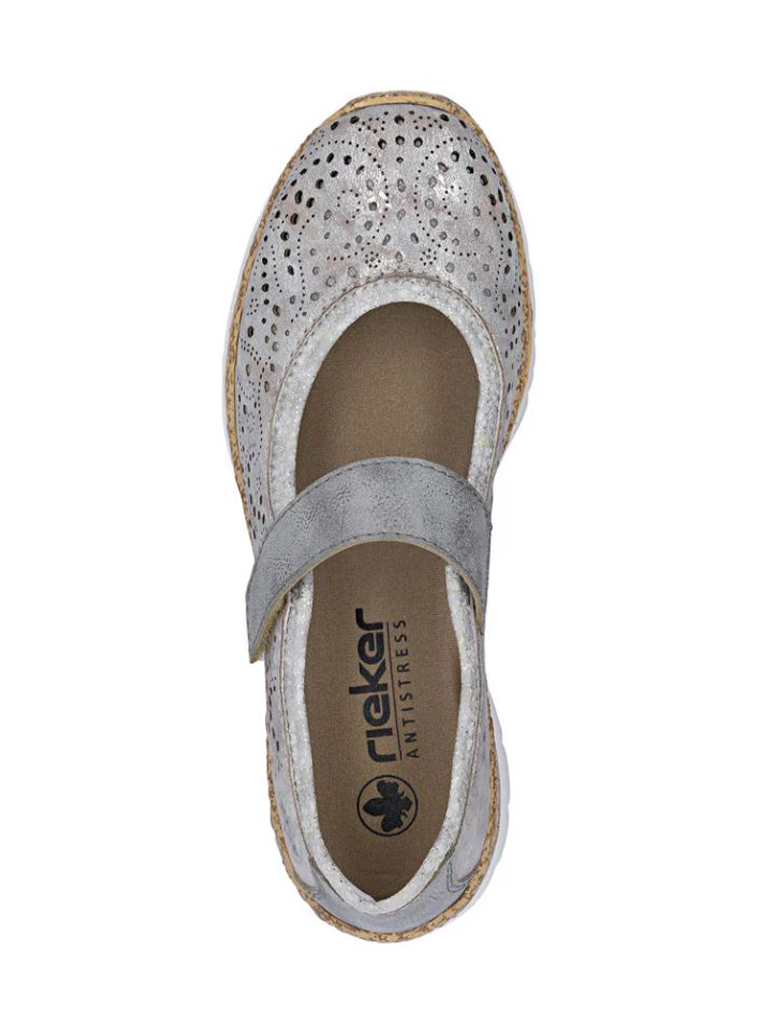 WOMEN'S RIEKER NIKITA 99 | ROSE-METALLIC | GREY | SILVERFLOWER