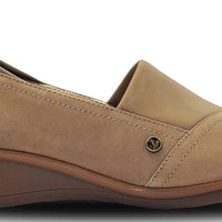 WOMEN'S REVERE NAPLES STRETCH LOAFER | TOFFEE NUBUCK