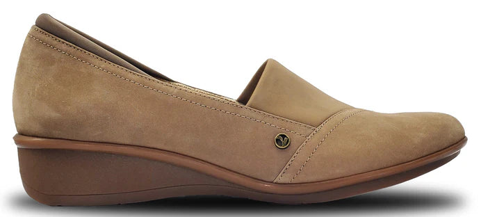 WOMEN'S REVERE NAPLES STRETCH LOAFER | TOFFEE NUBUCK