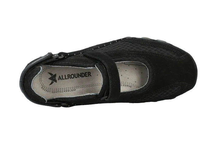 WOMEN'S ALLROUNDER BY MEPHISTO NIRO | BLACK SUEDE