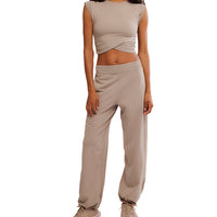 WOMEN'S FP MOVEMENT HOT SHOT CROSSOVER SET | PUMICE