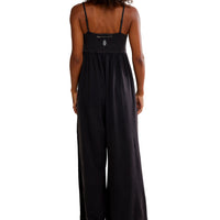 WOMEN'S FP MOVEMENT HOT SHOT STRAPPY ONESIE | BLACK