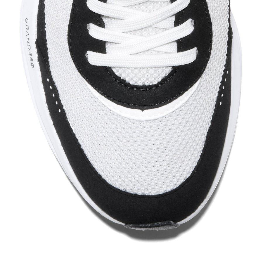 WOMEN'S COLE HAAN ORIGINALGRAND QUADSTREAK RUNNING SNEAKER | WHITE / BLACK / WHITE