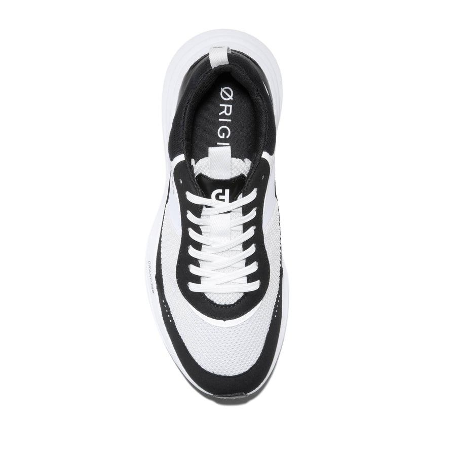 WOMEN'S COLE HAAN ORIGINALGRAND QUADSTREAK RUNNING SNEAKER | WHITE / BLACK / WHITE