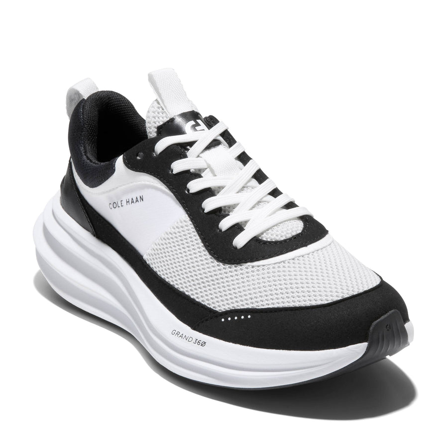 WOMEN'S COLE HAAN ORIGINALGRAND QUADSTREAK RUNNING SNEAKER | WHITE / BLACK / WHITE
