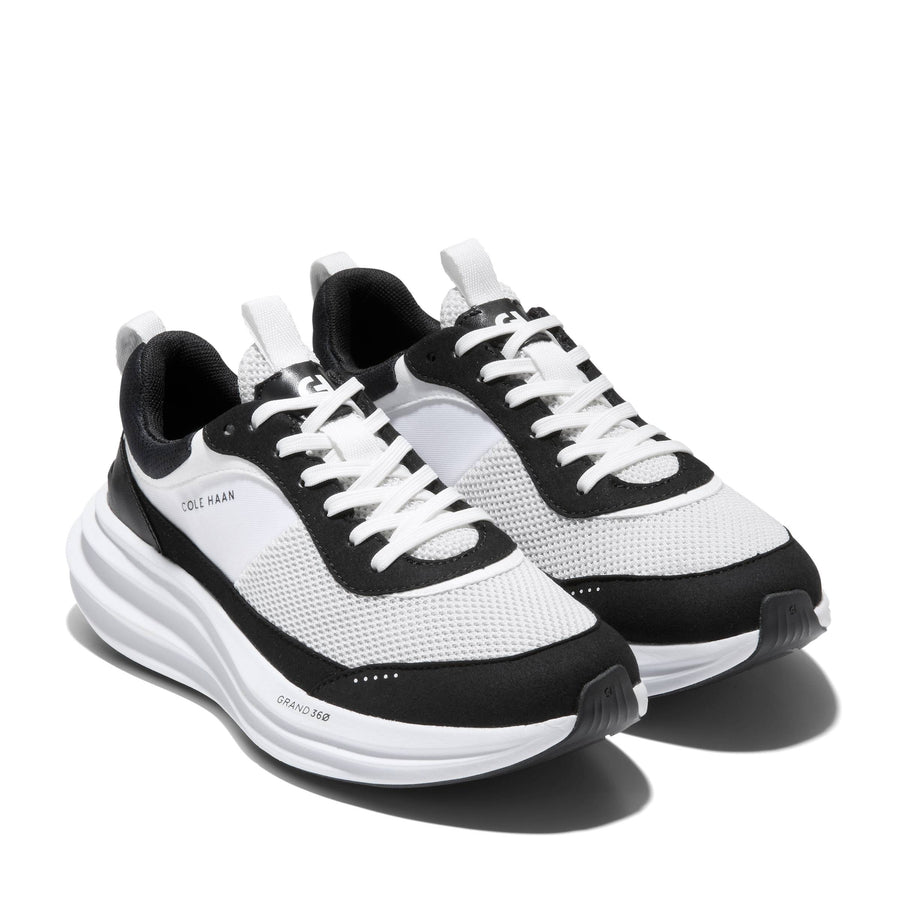 WOMEN'S COLE HAAN ORIGINALGRAND QUADSTREAK RUNNING SNEAKER | WHITE / BLACK / WHITE
