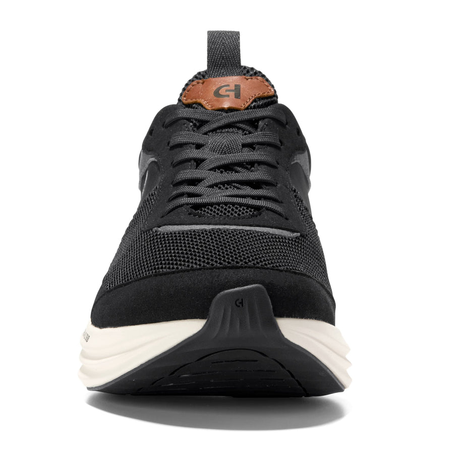 MEN'S COLE HAAN ORIGINALGRAND QUADSTREAK RUNNING SNEAKER | BLACK / BRITISH TAN / IVORY