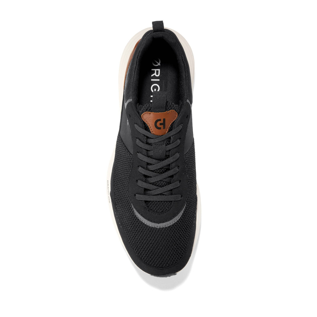 MEN'S COLE HAAN ORIGINALGRAND QUADSTREAK RUNNING SNEAKER | BLACK / BRITISH TAN / IVORY