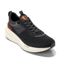 MEN'S COLE HAAN ORIGINALGRAND QUADSTREAK RUNNING SNEAKER | BLACK / BRITISH TAN / IVORY