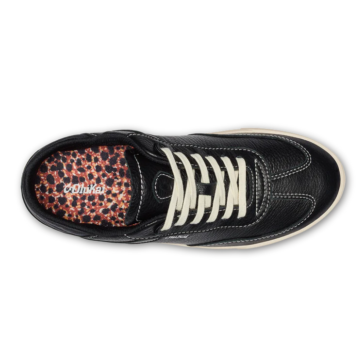 WOMEN'S OLUKAI HA'UPU SNEAKER | ONYX / ONYX