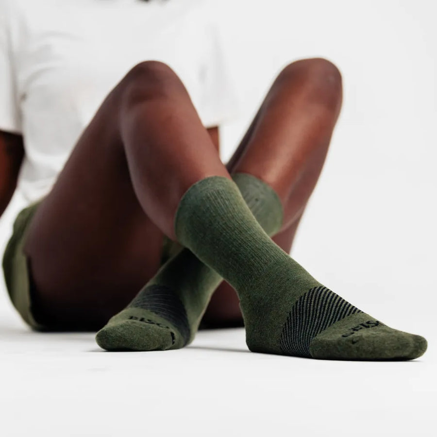 OS1ST MERINO WOOL WICKED COMFORT CREW SOCKS | HUNTER