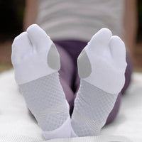 UNISEX OS1ST BR4 BUNION NO SHOW SOCKS | WHITE