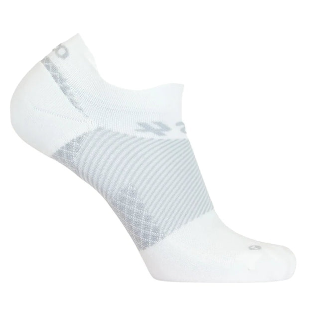 UNISEX OS1ST PLANTAR FASCIITIS NO SHOW SOCKS | WHITE