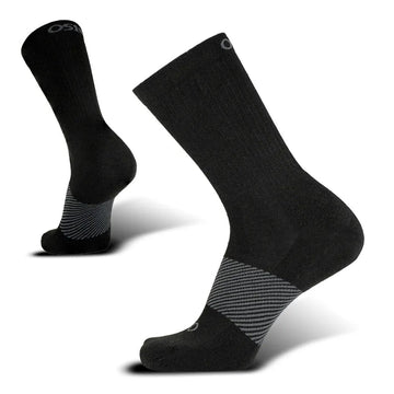 OS1ST MERINO WOOL WICKED COMFORT CREW SOCKS | BLACK