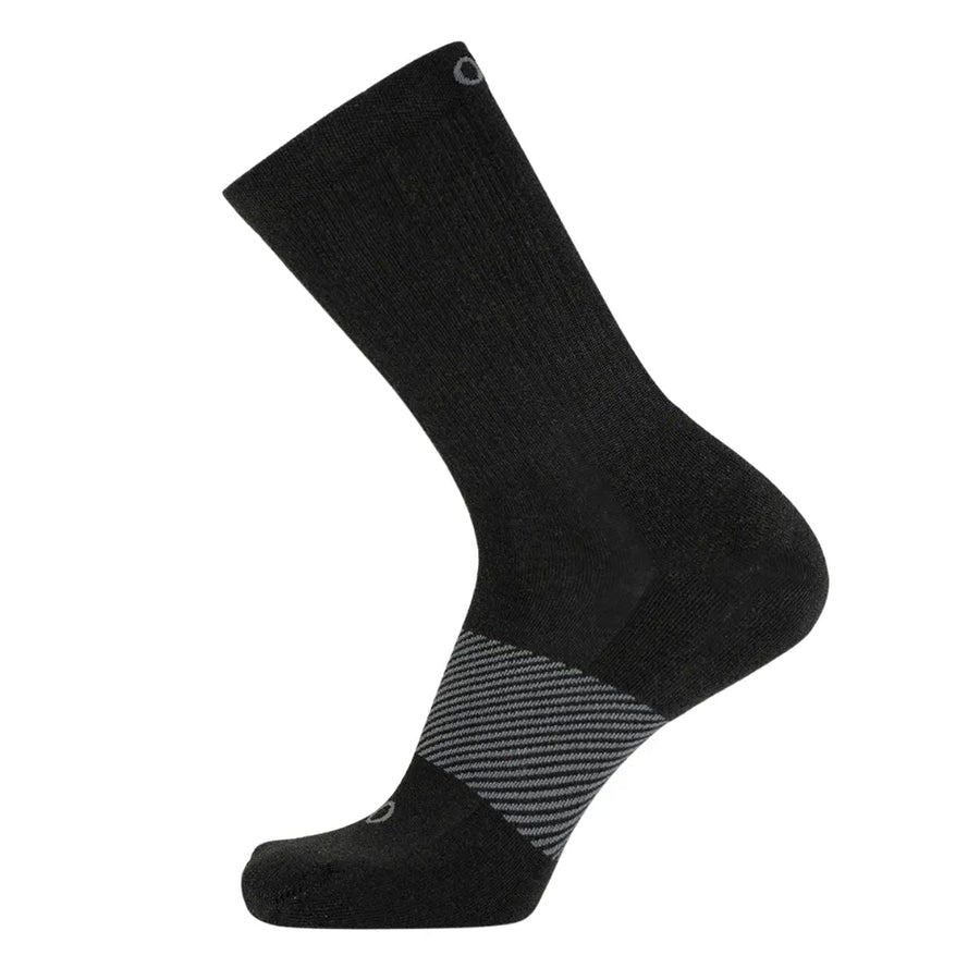 OS1ST MERINO WOOL WICKED COMFORT CREW SOCKS | BLACK