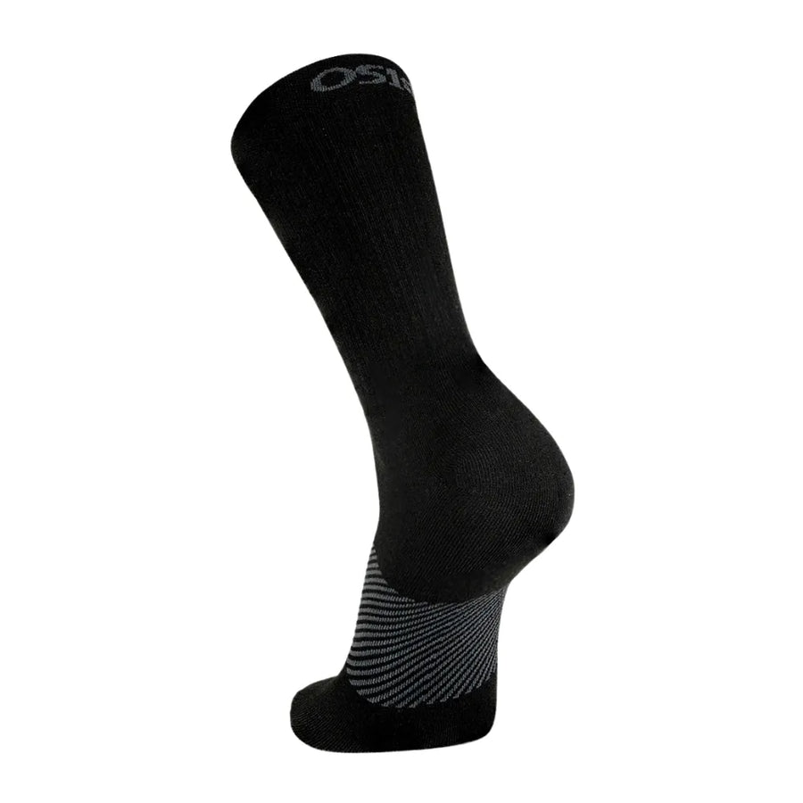 OS1ST MERINO WOOL WICKED COMFORT CREW SOCKS | BLACK