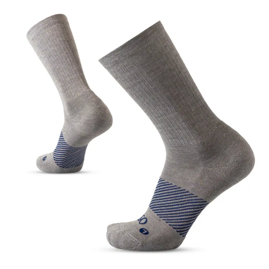 OS1ST MERINO WOOL WICKED COMFORT CREW SOCKS | GREY