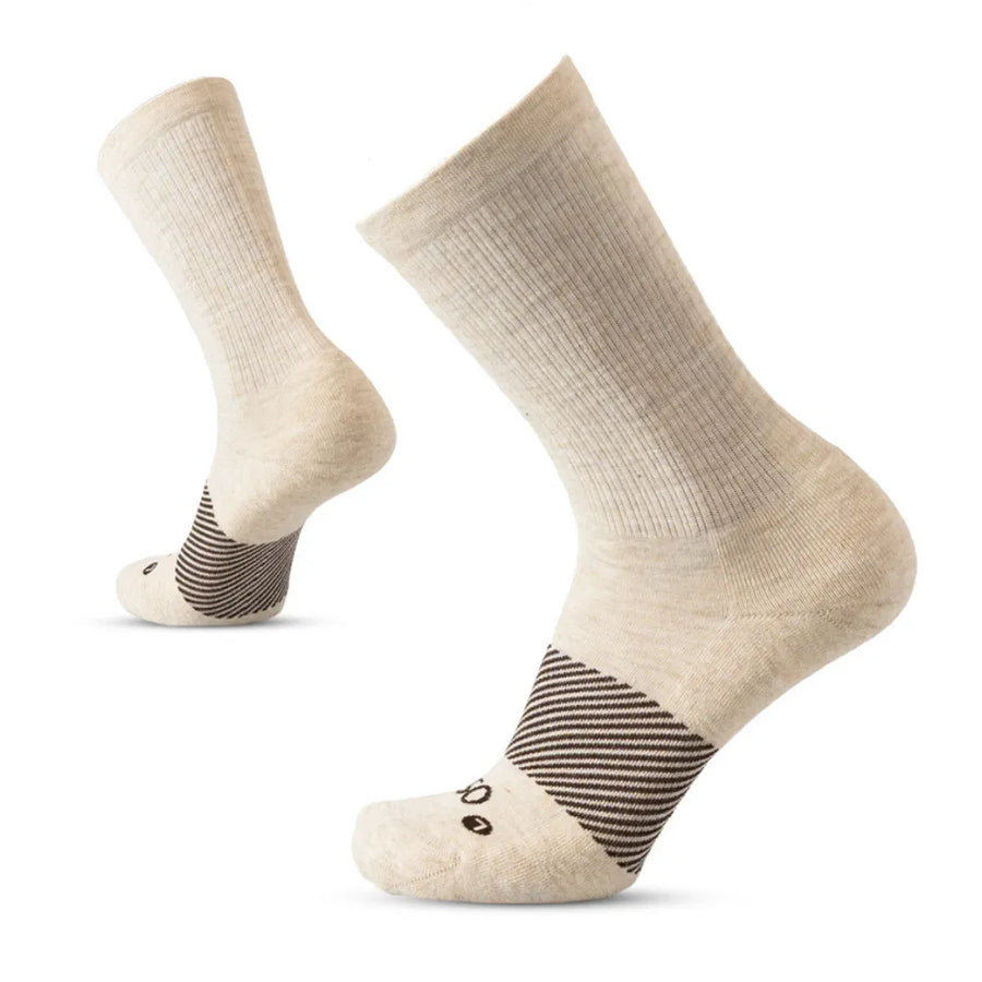 OS1ST MERINO WOOL WICKED COMFORT CREW SOCKS | MUSHROOM
