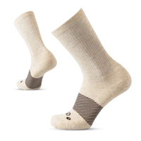 OS1ST MERINO WOOL WICKED COMFORT CREW SOCKS | MUSHROOM