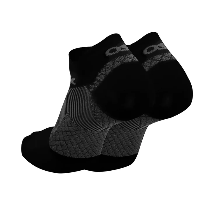 UNISEX OS1ST PLANTAR FASCIITIS NO SHOW SOCKS | BLACK