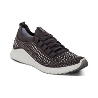 WOMEN'S AETREX CARLY SPARKLE SNEAKER | PEWTER