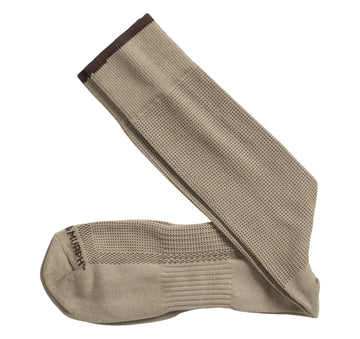 MEN'S JOHNSTON & MURPHY CLASSIC PIN DOT SOCKS | TAUPE