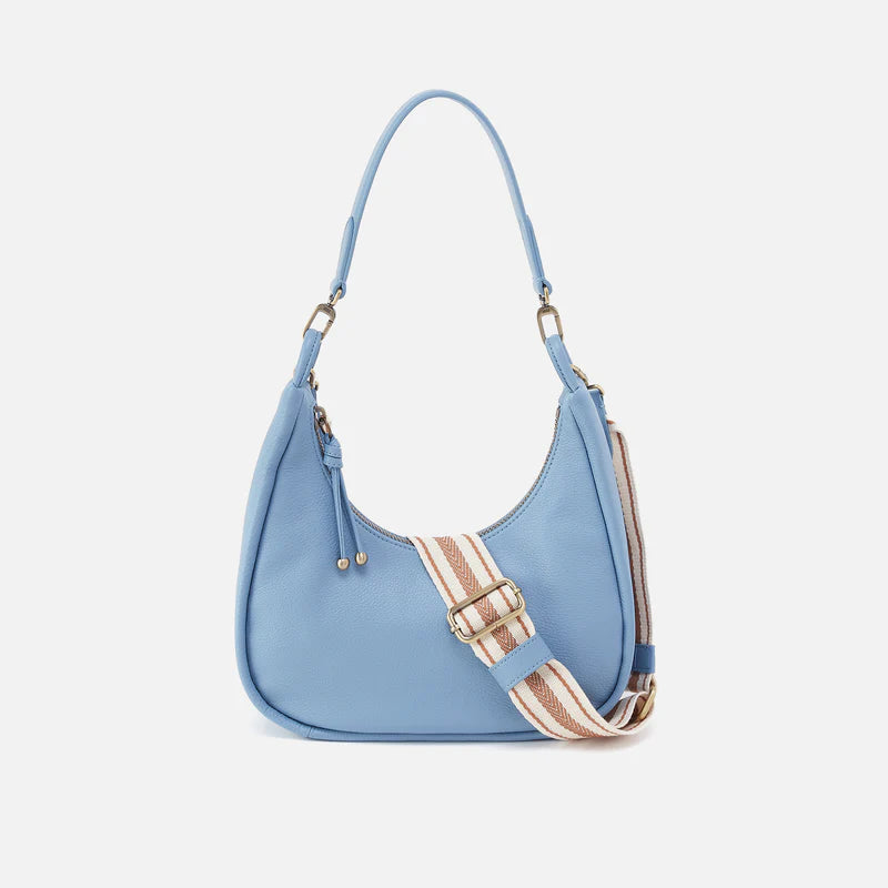 HOBO CASS SMALL SHOULDER | SEABREEZE PEBBLED LEATHER