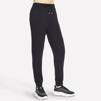 WOMEN'S SKECHERS COZY LUX JOGGER | BLACK
