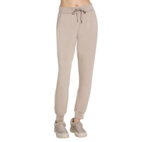WOMEN'S SKECHERS COZY LUX JOGGER | TAUPE / BROWN