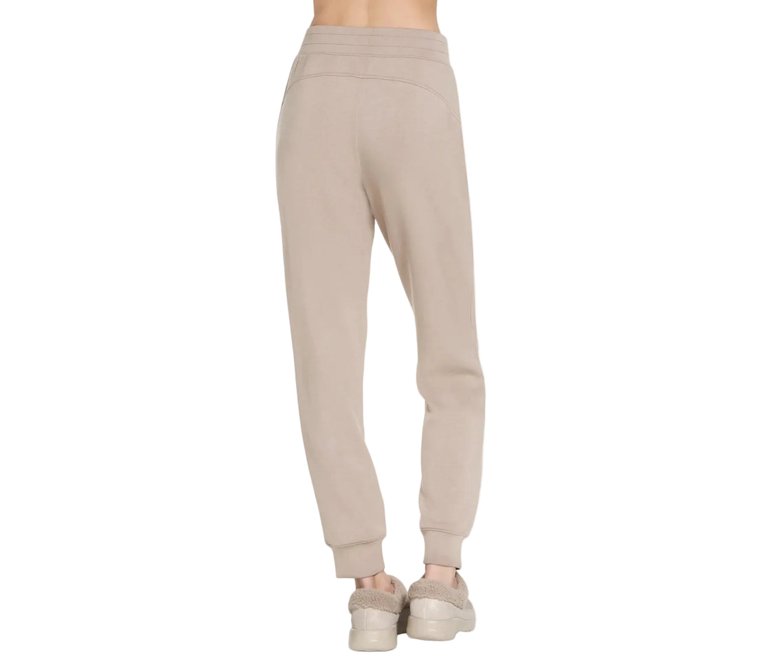 WOMEN'S SKECHERS COZY LUX JOGGER | TAUPE / BROWN