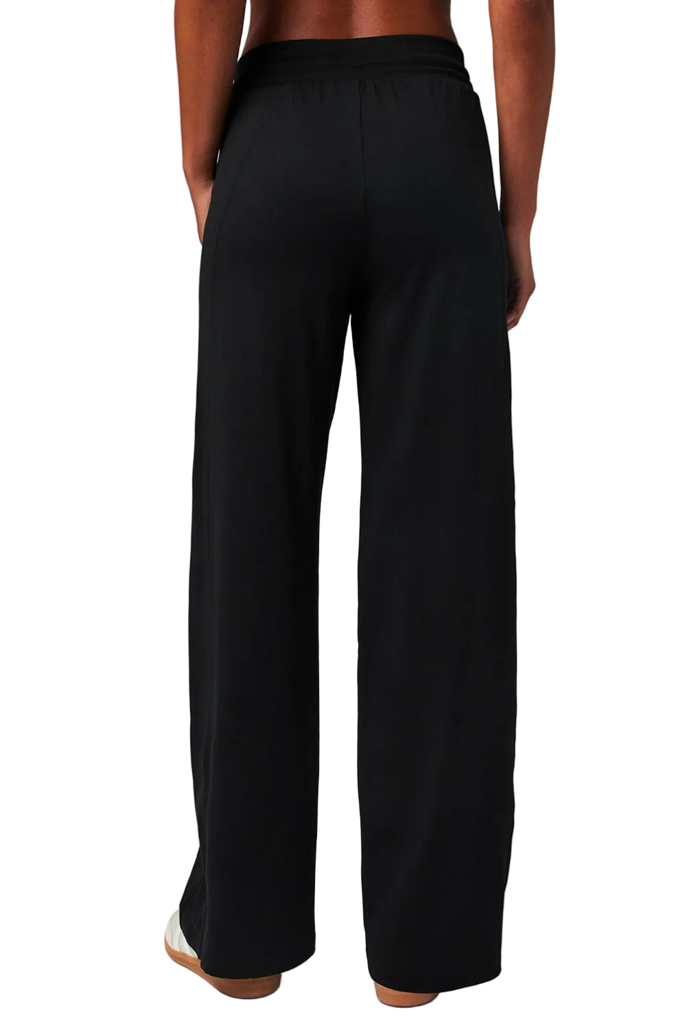 WOMEN'S FABLETICS CLOUD JERSEY WIDE LEG PANT | BLACK